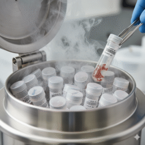 cryopreservation of tumor biopsy tissue and fluid